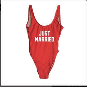 Just Married Swimsuit